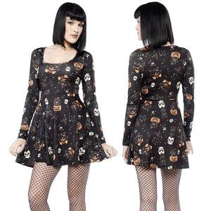 Sourpuss cat dress
